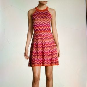 Trina Turk Chevron Knit Dress (M)